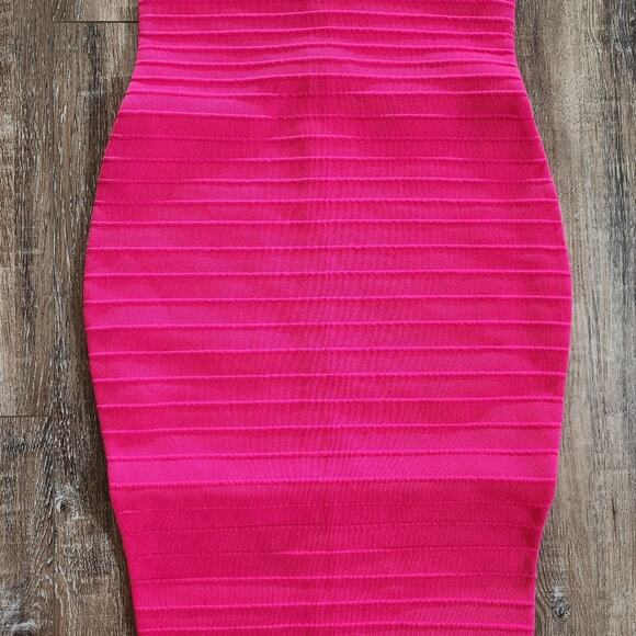 Retrofete Kylie Bandage Knit Dress in Dragon Fruit Pink Size XXS NWT Maxi - Picture 5 of 15